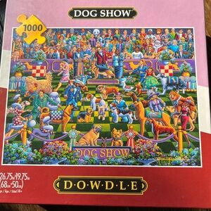 1000 pc puzzle “ Dog Show”.
